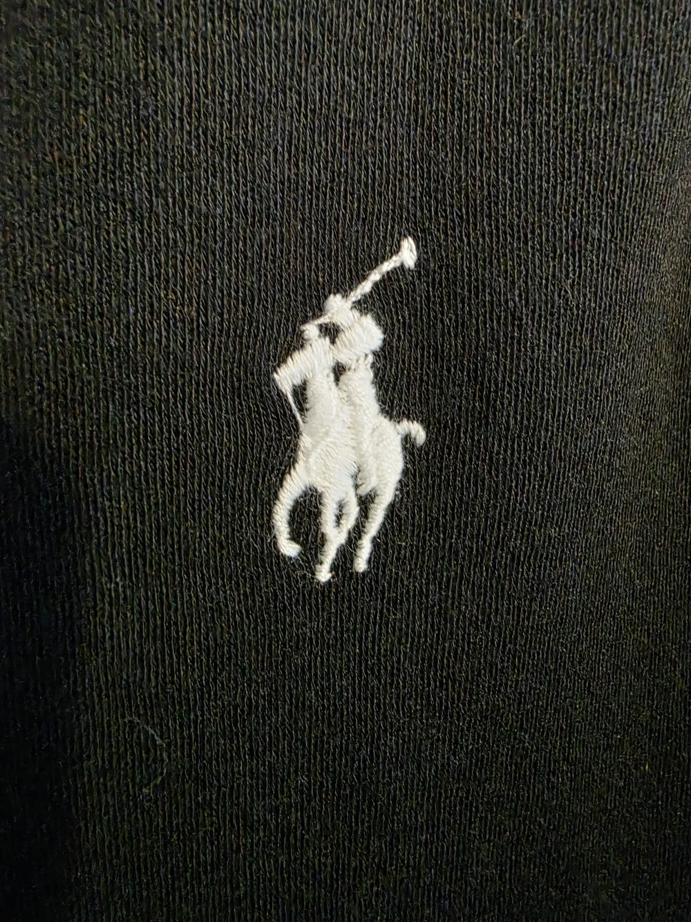Polo by Ralph Lauren Black Polo with White Pony Emblem